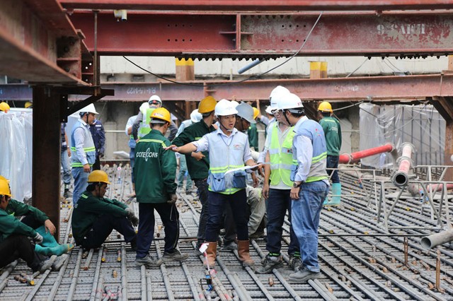 Lập kỷ lục trong đổ bê tông móng của tòa nhà cao nhất Việt Nam ảnh 2