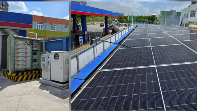 Hệ thống điện năng lượng mặt trời áp mái và hệ thống lưu trữ điện năng tích hợp GRES