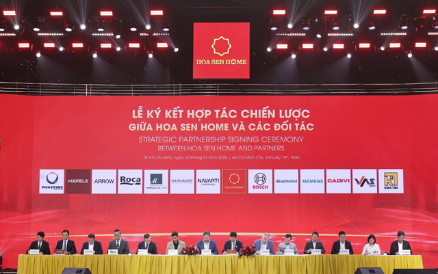 Hoa Sen home ký hợp tác với nhiều nhãn hàng uy tín
