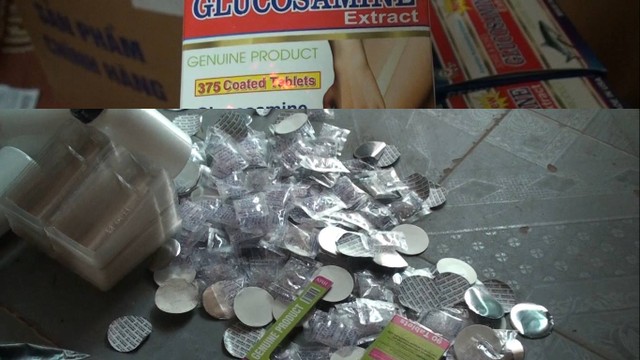 Lượng thực phẩm chức năng nghi giả bị tạm giữ lên tới hàng chục ngàn sản phẩm ảnh 1