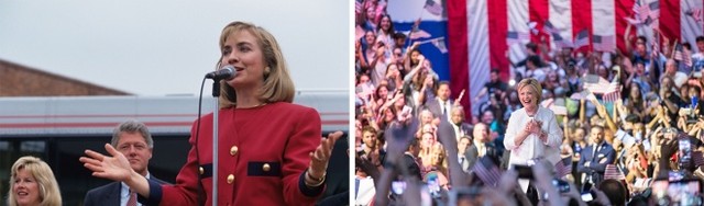 Clinton trong chiến dịch tranh cử tổng thống 1992 và 2016 ảnh 10