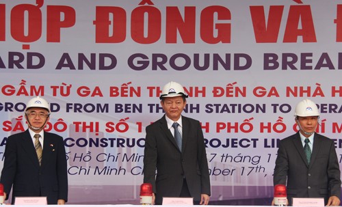 TP.HCM khởi công ga ngầm metro Bến Thành ảnh 1