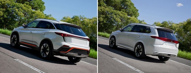 Công ty Trung Quốc photoshop xe Outlander làm ảnh sản phẩm mới ảnh 3