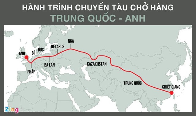 Trung Quốc khai trương tuyến đường sắt dài gần 12.000 km đến Anh ảnh 1