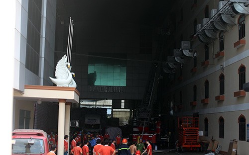 Cần Thơ: Cháy lớn trong Khu công nghiệp Trà Nóc ảnh 1