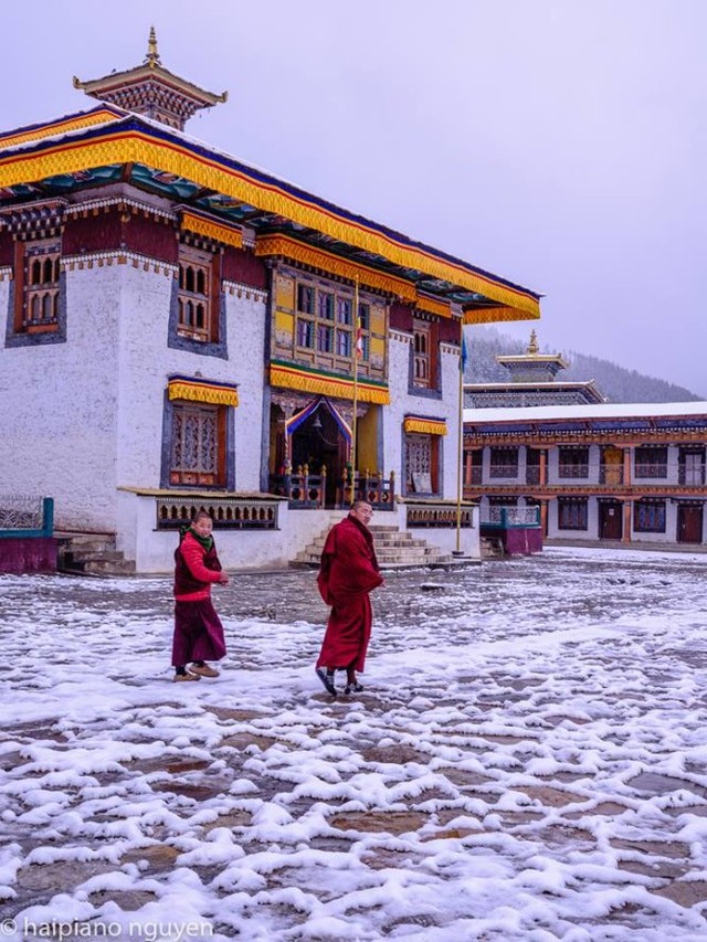 Bhutan mùa tuyết tan ảnh 4
