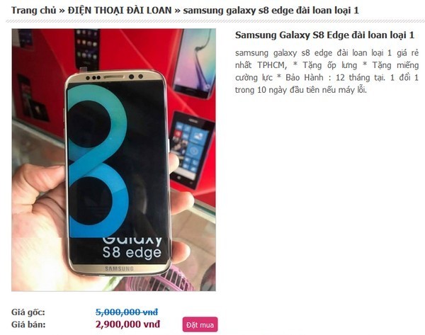 Choáng với iPhone 7, Galaxy S8+ giá... 3 triệu được rao bán tràn lan ảnh 1
