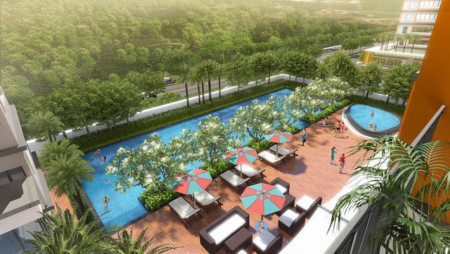 Phú Long cất nóc công trình Dragon Hill Residence and Suites 2 - Nam Sài Gòn  ảnh 1