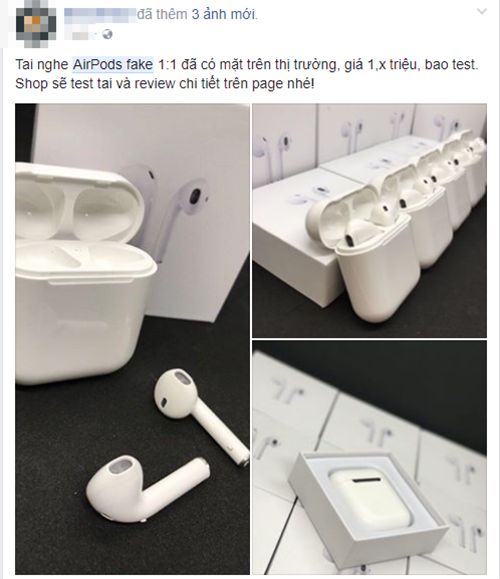 Tai nghe AirPods nhái đã xuất hiện ở Việt Nam ảnh 1