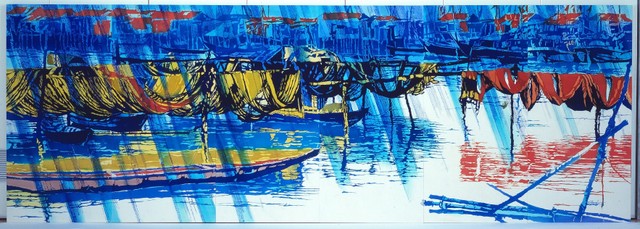 Vẻ đẹp Việt Nam trong tranh nhuộm Katazome ảnh 2