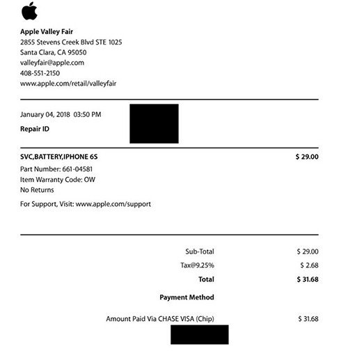 Đi thay pin iphone mới nhưng nhận được pin cũ ảnh 1