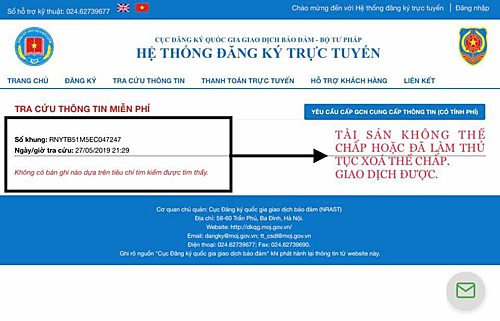 Cách phát hiện ôtô mua lại đang thế chấp ngân hàng ảnh 2