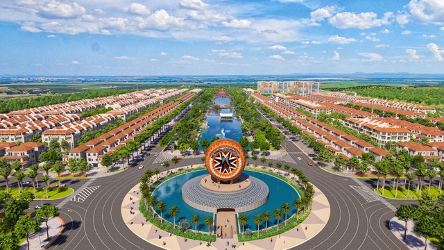 Sun Urban City sẽ thu hút cư dân và du khách nhờ loạt tiện ích nghỉ dưỡng, vui chơi giải trí đa dạng. Ảnh phối cảnh minh họa.