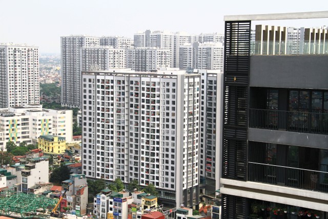 Trong 10 năm qua, tỷ suất lợi nhuận đầu tư căn hộ chung cư tăng gần 200%, cao hơn nhiều so với vàng, chứng khoán hay gửi tiết kiệm. Ảnh: Bình Minh.