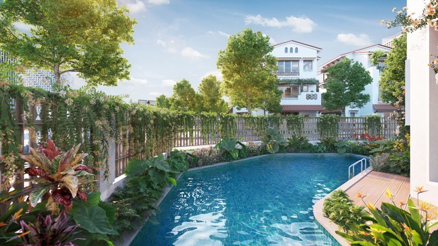 Casa Villa khắc họa triết lý “sống có gu” qua đường cong kiến trúc tinh tế và những khoảng xanh để sống tận hưởng.