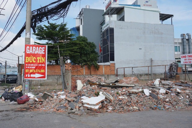 Tiến độ giải phóng mặt bằng để mở rộng Quốc lộ 13 đang được đẩy nhanh. Ảnh: Việt Dũng. Tiến độ giải phóng mặt bằng để mở rộng Quốc lộ 13 đang được đẩy nhanh. Ảnh: Việt Dũng.