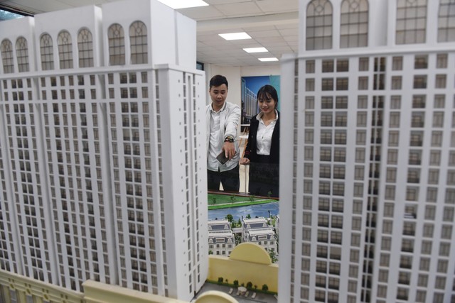 Thị trường căn hộ Hà Nội có sự lệch pha rõ nét giữa cung và cầu. Ảnh:Dũng Minh.