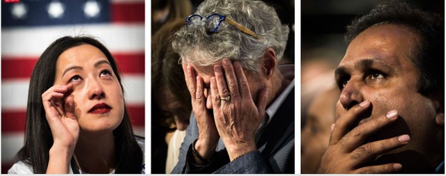 Cận cảnh 2 sắc thái tại bữa tiệc hậu bầu cử tổng thống Mỹ ảnh 7