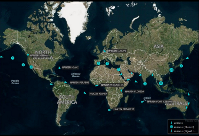 Đội tàu của Hanjing giảm xuống 10 lần ảnh 1