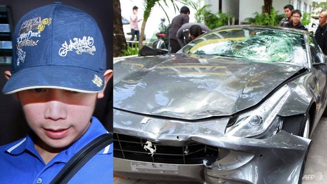 Vorayuth Yoovidhaya và chiếc xe gây tai nạn