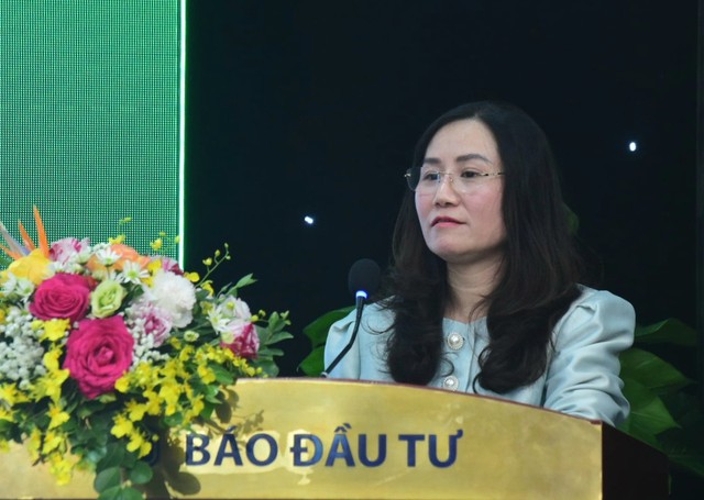 Bà Phạm Thị Thanh Tùng, Phó Vụ trưởng Vụ Tín dụng các ngành kinh tế, Ngân hàng Nhà nước (NHNN) tại Hội thảo