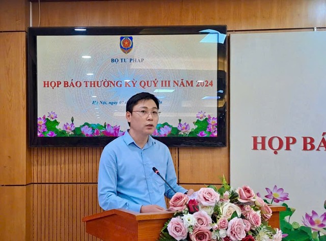 Ông Đỗ Xuân Quý, Chánh văn phòng Bộ Tư pháp