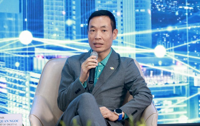 Ông Vương Quân Ngọc, Giám đốc Tư vấn Chuyển đổi số FPT Digital, Tập đoàn FPT. Ảnh: Chí Cường Ông Vương Quân Ngọc, Giám đốc Tư vấn Chuyển đổi số FPT Digital, Tập đoàn FPT. Ảnh: Chí Cường