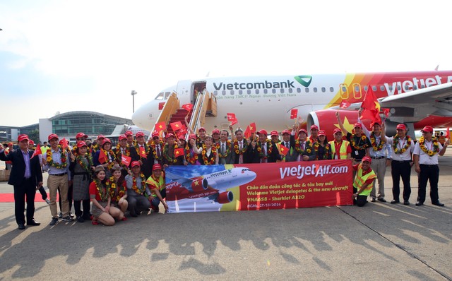 Tàu bay mới của Vietjet về tới thành phố Hồ Chí Minh ảnh 14 Tàu bay mới của Vietjet về tới thành phố Hồ Chí Minh ảnh 14