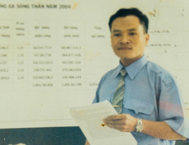 Hơn 30 năm trong nghề anh chứng kiến nhiều thăng trầm của ngành đường sắt (ảnh NVCC).