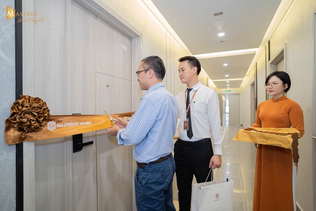 Dự án Masteri West Heights đã chào đón những khách hàng đầu tiên nhận bàn giao. Ảnh: Quốc Huy