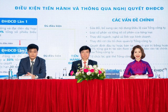 Đoàn chủ tọa điều hành Đại hội