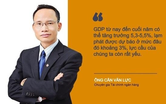 Tiến sỹ Cấn Văn Lực kỳ vọng quý IV kinh tế có thể phục hồi.
