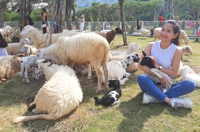 Hòa mình với thiên nhiên.