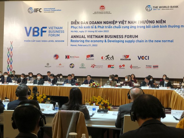 Trong lúc khó khăn, Chính phủ đã đáp ứng tất cả các cuộc đối thoại của hiệp hội doanh nghiệp với tinh thần đồng cam cộng khổ, lợi ích hài hòa, rủi ro chia sẻ. Ảnh Hải Minh