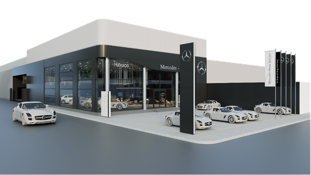 Mercedes-Benz Haxaco Cần Thơ có quy mô rộng tới 4.000 m2