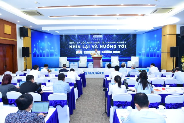 Chủ đề hoạt động kinh doanh của doanh nghiệp nhà nước khi về Uỷ ban quản lý vốn được quan tâm tại Toạ đàm do Báo Đầu tư tổ chức sáng 26/9. Ảnh Dũng Minh.