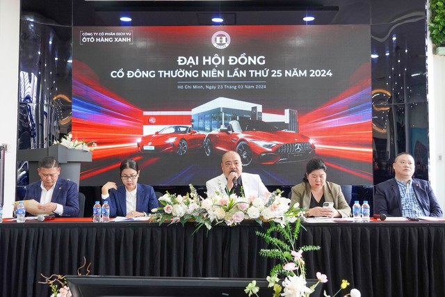 Ông Đỗ Tiến Dũng, Chủ tịch HĐQT Haxaco chia sẻ tại Đại hội đồng cổ đông.