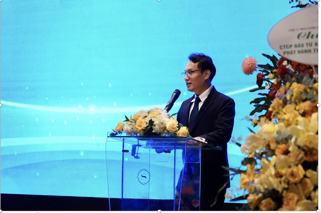 Ông Lê Tuấn Anh, Tổng giám đốc Sao Mai Group phát biểu tại sự kiện