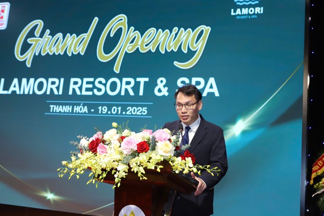 Ông Lê Tuấn Anh, Tổng Giám đốc Tập đoàn Sao Mai khẳng định sẽ tiếp tục đầu tư mở rộng LAMORI Resort &amp; Spa theo tiểu chuẩn 5 sao.