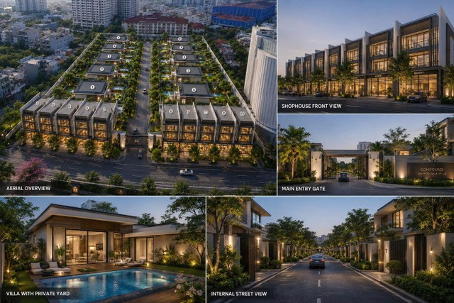 Minh hoạ phối cảnh dự án An Lạc Villa, một trong những phương án Haxaco dự định triển khai trên quỹ đất đường Võ Văn Kiệt (TP.HCM). Minh hoạ phối cảnh dự án An Lạc Villa, một trong những phương án Haxaco dự định triển khai trên quỹ đất đường Võ Văn Kiệt (TP.HCM).