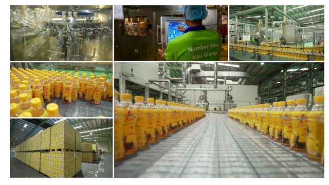 Dây chuyền công nghệ chiết lạnh vô trùng Aseptic tại nhà máy Tân Hiệp Phát.