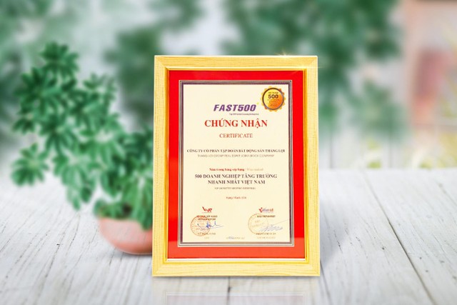 Tập đoàn BĐS Thắng Lợi thể hiện tham vọng dẫn đầu với FAST500 năm 2022