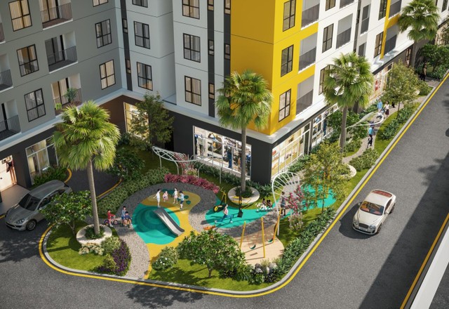 Không gian nội khu tiện nghi đáp ứng cho cuộc sống cư dân. Không gian nội khu tiện nghi đáp ứng cho cuộc sống cư dân.