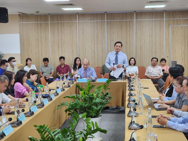 Ông Bùi Tá Hoàng Vũ, Giám đốc Sở Công Thương TP.HCM phát biểu.