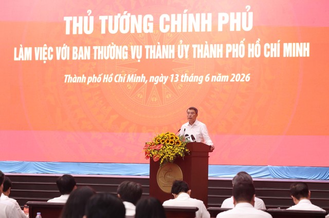 Thủ tướng Chính phủ Lê Minh Hưng phát biểu tại buổi làm việc. Ảnh: Lê Toàn. Thủ tướng Chính phủ Lê Minh Hưng phát biểu tại buổi làm việc. Ảnh: Lê Toàn.