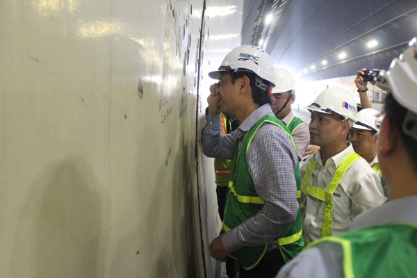 Các vết nứt vỏ hầm Hải Vân 1 có từ trước khi thi công mở rộng hầm Hải Vân 2 ảnh 1