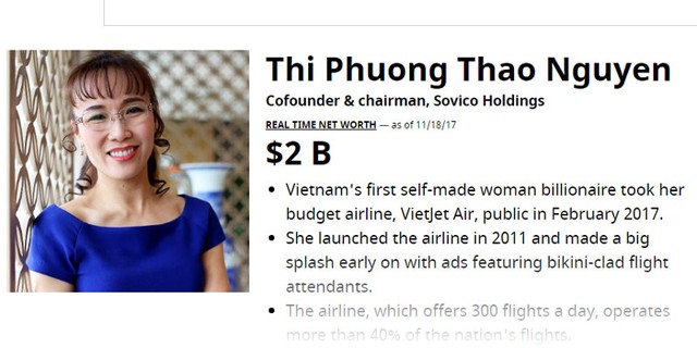 Tỷ phú Việt, những khối tiền tỷ USD Forbes không ngờ tới ảnh 2