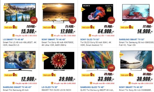 TV màn hình lớn đua giảm giá trước Tết ảnh 1