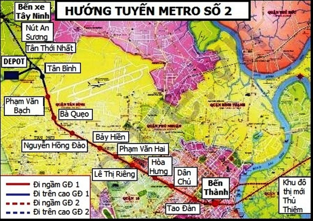 Tuyến metro số 2 Bến Thành – Tham Lương đội vốn lên 48.711 tỷ đồng ảnh 1