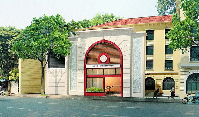 Hà Nội trưng bày phối cảnh ga tàu điện ngầm cạnh Hồ Gươm ảnh 4